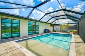 5 Mi to Beach Cape Coral Escape with Patio and Grill!